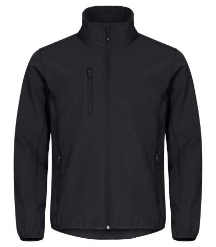 Classic – softshell-takki, Musta – Clique (1)