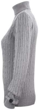 Blakely Rollerneck -naiset, Grey Melange - Cutter & Buck (3)