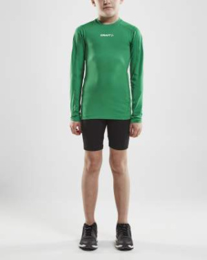 Ability Compression Long Sleeve – paita (lapsille), Vihreä joukkue - Craft (4)