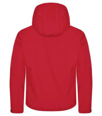 Classic – hupullinen softshell-takki, Punainen - Clique (2)