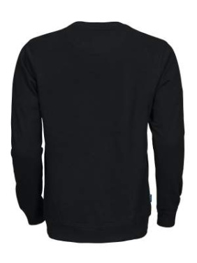 2124 100% COTTON – collegepaita, Musta – ProJob (2)