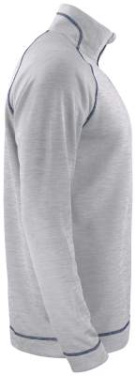 Chambers Half Zip – collegepaita (miehille), Grey Melange - Cutter & Buck (4)