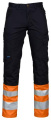 6523 – housut, EN ISO 20471 CLASS 1, Oranssi/musta