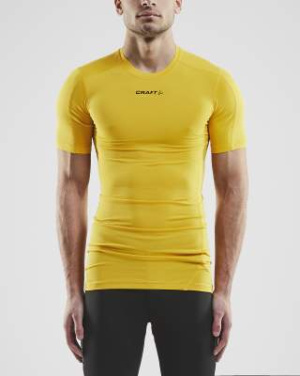 Pro Control Compression – T-paita, Ruotsin keltainen - Craft (2)