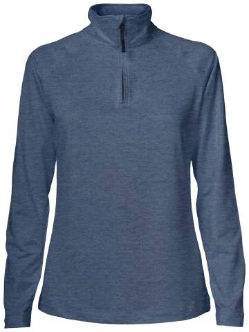 Coos Bay Half Zip -naiset, Slate Blue Melange - Cutter & Buck (1)