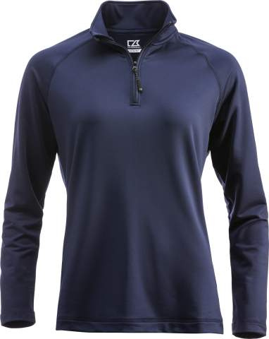 Coos Bay Half Zip -naiset, Tumma laivasto - Cutter & Buck (1)