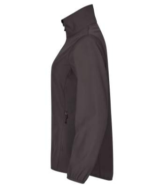 Classic – softshell-takki (naisille), Tummanharmaa - Clique (3)