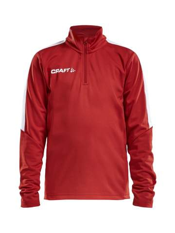 Progress Halfzip LS – T-paita (lapsille), Kirkkaan punainen - Craft (1)