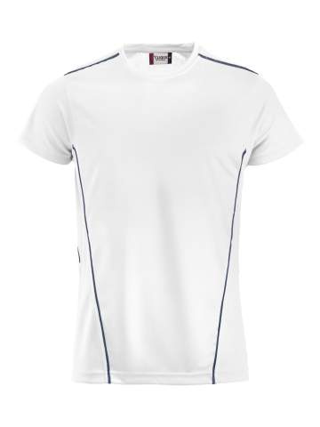 Ice Sport-T – T-paita, Valkoinen/Tummansininen - Clique (1)