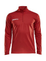 Progress Halfzip LS – T-paita (miehille), Kirkkaan punainen