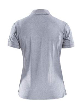 Shirt Pique Classic – pikeepaita (naisille), Grey Melange - Craft (2)