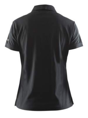 Shirt Pique Classic – pikeepaita (naisille), Musta - Craft (2)