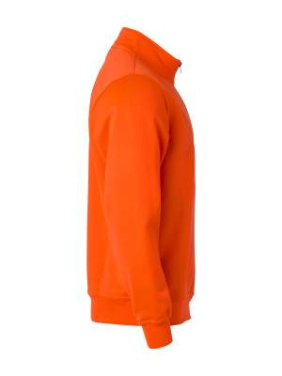 Basic Half Zip – collegepaita, näkyvyysoranssi - Clique (4)