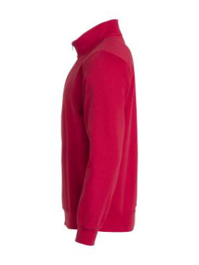 Basic Half Zip – collegepaita, punainen - Clique (3)