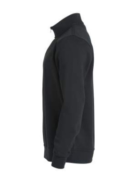 Basic Half Zip – collegepaita, musta - Clique (3)
