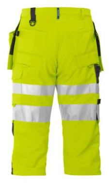 6510 PIRATE EN ISO 20471 CLASS 2 – housut, Keltainen/musta – ProJob (2)