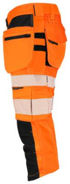 6577 PIRATE EN ISO 20471 CLASS 2/1 – housut, Oranssi/musta – ProJob (4)