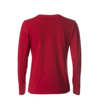 Basic-T L/S – T-paita (naisille), punainen - Clique (2)