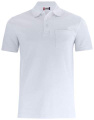 Basic Pocket – pikeepaita, valkoinen
