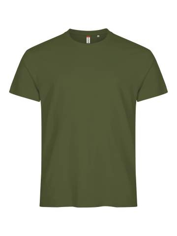 Basic-T – T-paita, armeijan vihreä - Clique (1)