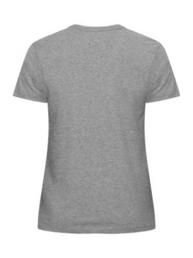 Basic-T – T-paita (naisille), harmaa melange - Clique (3)