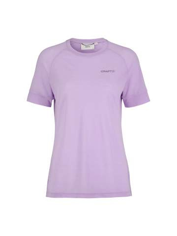 Wool SS – T-paita (naisille), Lila/Melange - Craft (1)