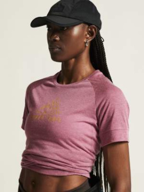 Wool SS – T-paita (naisille), Rouge/Melange - Craft (4)