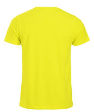New Classic-T – T-paita, näkyvyys keltainen - Clique (2)