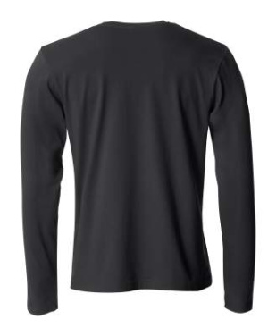 Basic-T L/S – T-paita, musta - Clique (2)