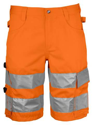6536 EN ISO 20471 CLASS 2/1 – shortsit, Oranssi/musta – ProJob (1)