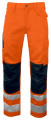 6532 – housut, EN ISO 20471 CLASS 2, Oranssi/musta