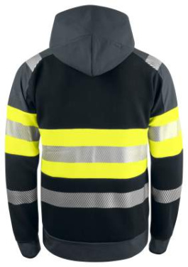 6122 TECHNICAL HOOD EN ISO 20471 CLASS 1 – takki, Keltainen/musta – ProJob (2)