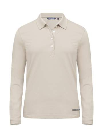 Advantage Long Sleeve – pikeepaita (naisille), Beige - Cutter & Buck (1)