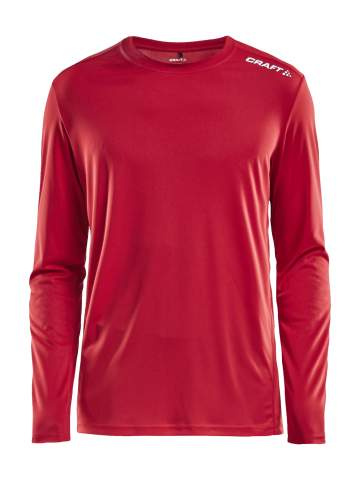 Rush LS – T-paita (miehille), Kirkkaan punainen - Craft (1)