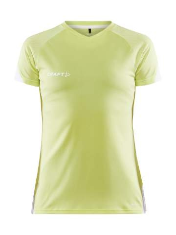 PRO Control Impact Ss – T-paita (naisille), Giallo-valkoinen - Craft (1)