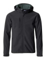 Basic Softshell – huppari, musta