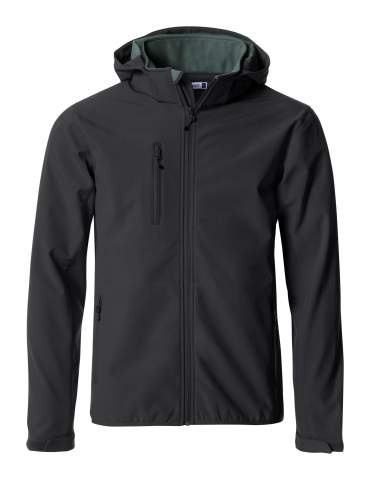 Basic Softshell – huppari, musta – Clique (1)