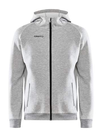 CORE Soul Hood – täysvetoketjullinen pusero (miehille), Grey Melange - Craft (1)