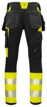 6540 – housut, EN ISO 20471 CLASS 1, Keltainen/musta - ProJob (3)