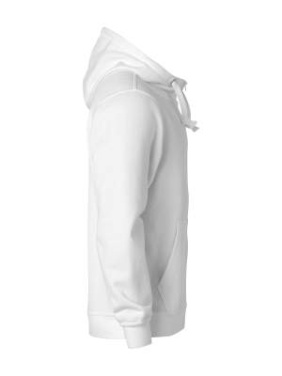 Basic Hoody – täysvetoketjullinen pusero, valkoinen – Clique (4)