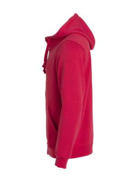 Basic Hoody – täysvetoketjullinen pusero, punainen – Clique (3)