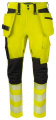 6527 – housut, EN ISO 20471 CLASS 2, Keltainen/musta