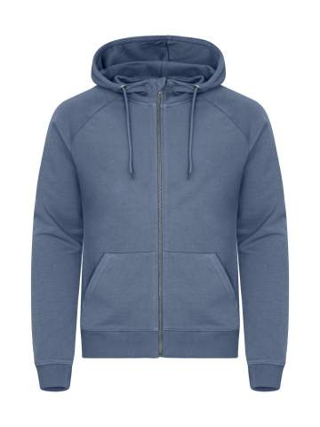 Miami PRO Hoody – täysvetoketjullinen pusero, Teräksensininen – Clique (1)