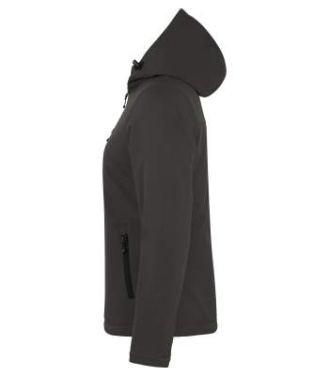 Padded Softshell – huppari (naisille), Tummanharmaa - Clique (3)