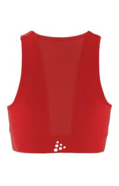 Rush 2.0 Crop Top – urheiluliivit (naisille), Kirkkaan punainen - Craft (2)