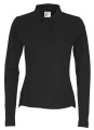 Long Sleeve Lady – pikeepaita, Musta