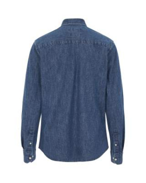 Dark Denim Slim Fit Man – paita, Tummansininen - Cottover (2)