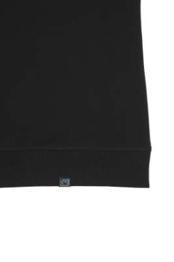 F. Terry Crew Neck -mies, Musta – Cottover (2)