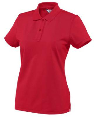 Parkes Lady shirt – pikeepaita, Punainen – D.A.D (2)