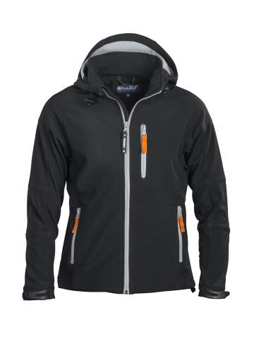Tulsa Kid – softshell-takki, Musta – D.A.D (1)